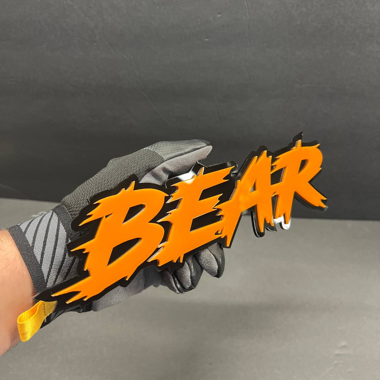 aggressive custom name badge truck fender performance look