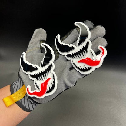 aggressive monster emblem on Dodge Charger Challenger muscle car