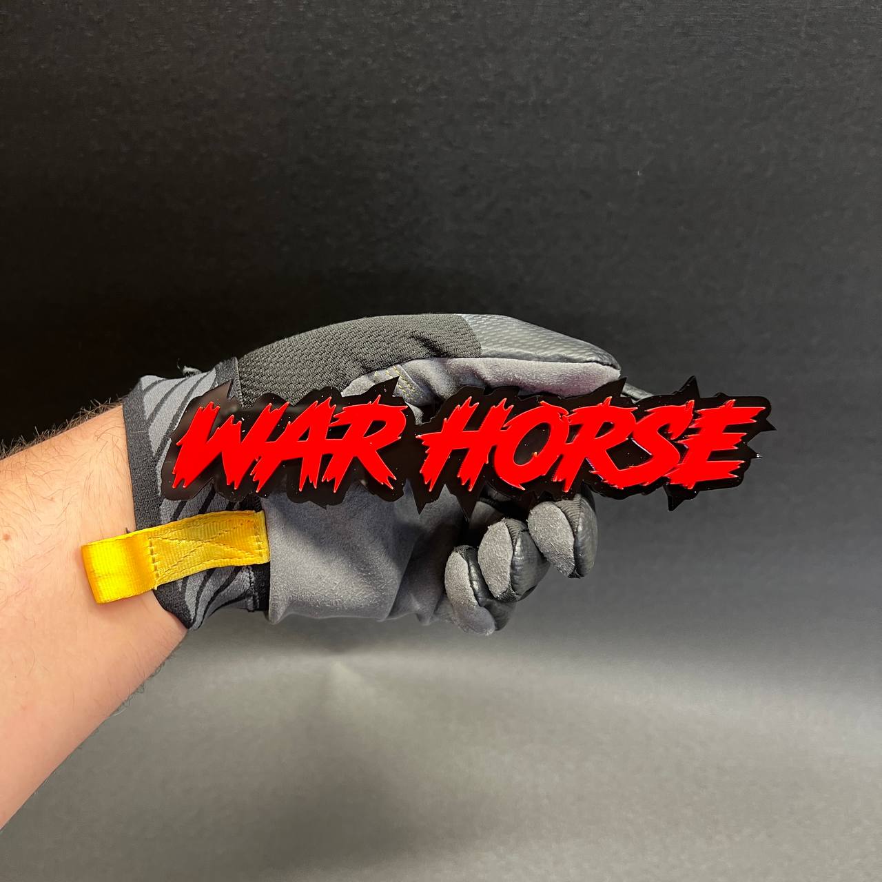 WAR HORSE dripping font acrylic car badge emblem for Ford F150 performance truck