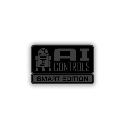 AI robot Smart Edition fender badge for custom vehicle exterior