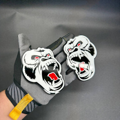 Albino gorilla automotive badge for Ford F150 Mustang Dodge RAM Chevy Silverado Jeep and GMC trucks