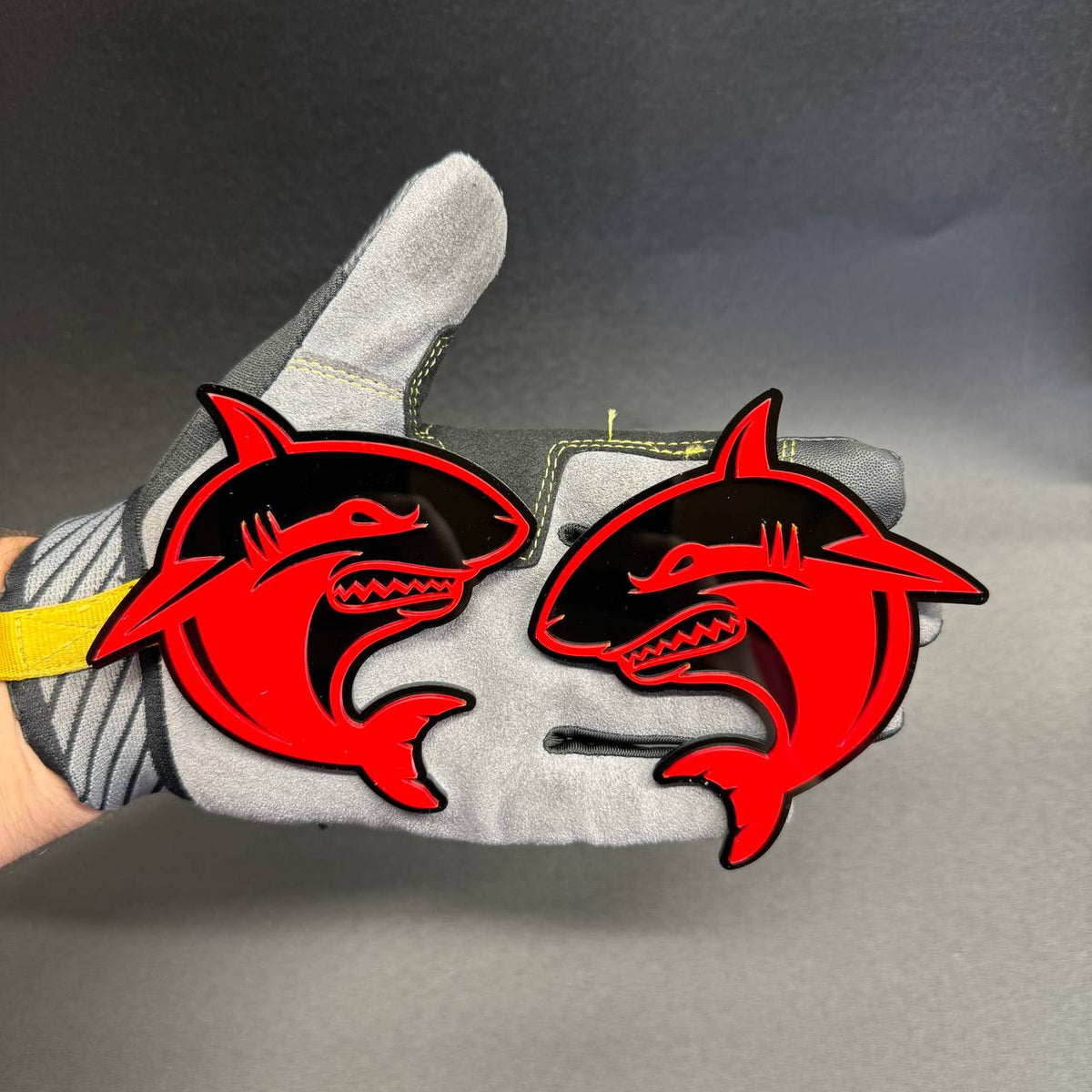 Angry Shark fender emblem for Jeep Wrangler Gladiator Grand Cherokee and 4x4 vehicles