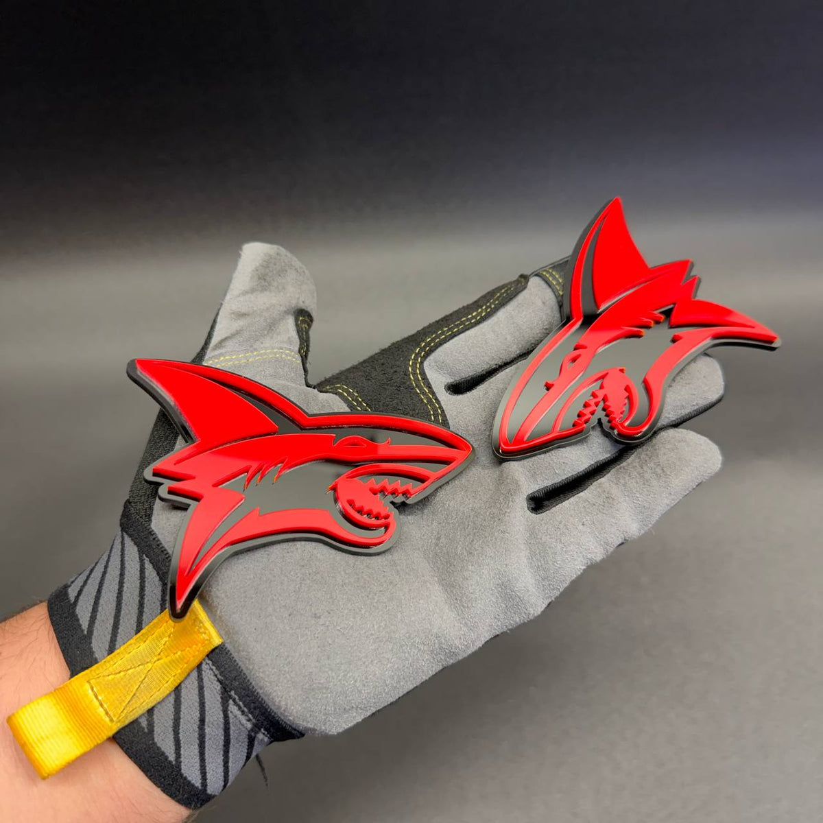 Angry Shark fender emblem for Jeep Wrangler Gladiator and off-road vehicle styling