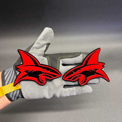Angry Shark car badge fender emblem for Ford truck and SUV exterior customization