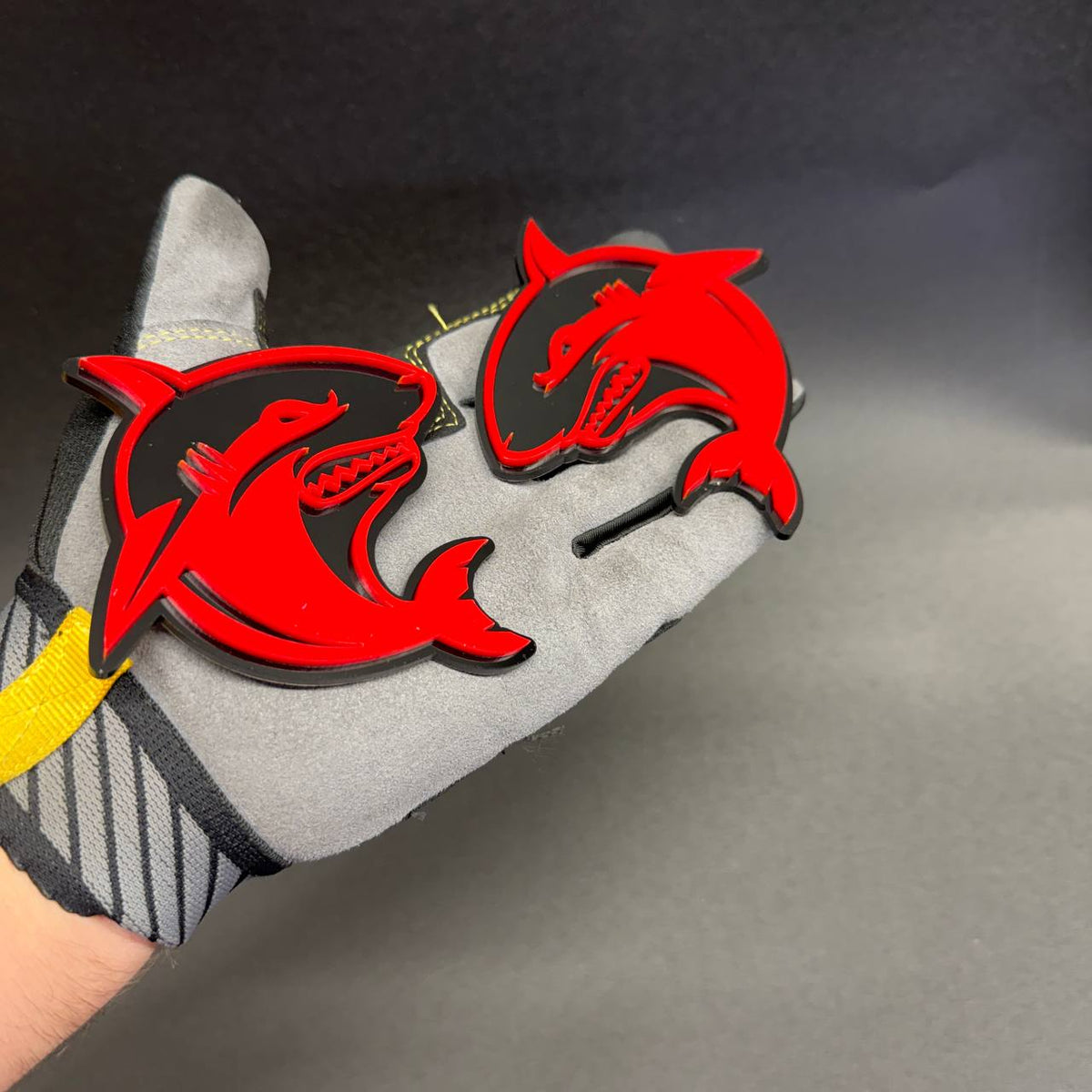 Angry Shark aggressive badge for Dodge RAM 1500 2500 3500 truck fender or tailgate