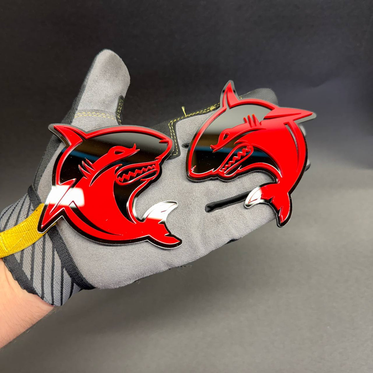 Angry Shark fender emblem for Jeep Wrangler Gladiator Grand Cherokee and 4x4 vehicles