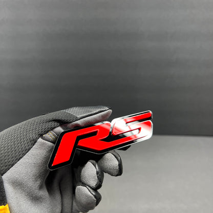 RS style badge inspired by the legendary Ford Sierra RS Cosworth.