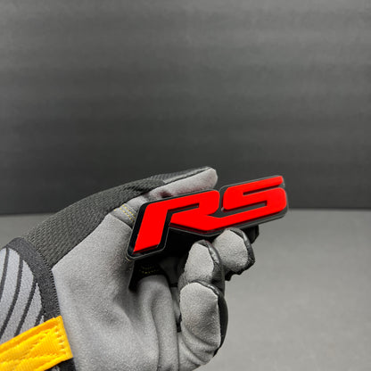 RS custom badge inspired by Ford Focus RS performance models.