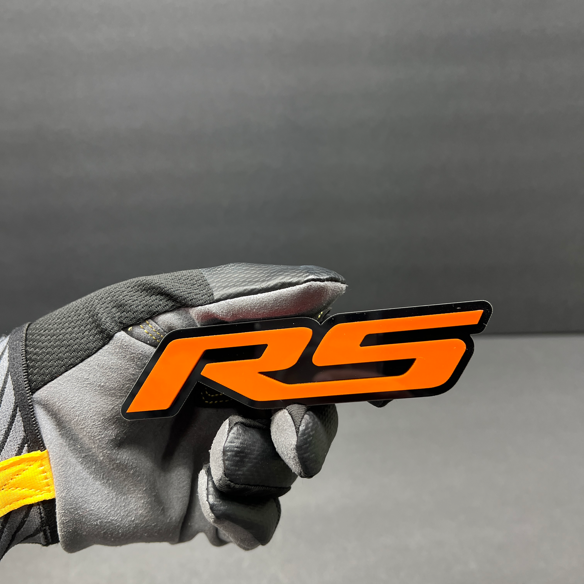 Premium RS car emblem compatible with Audi RS6 performance wagons.