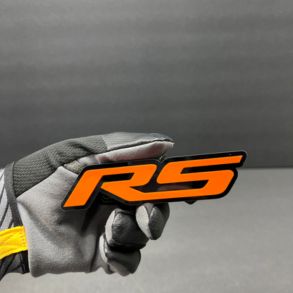 Premium RS car emblem compatible with Audi RS6 performance wagons.