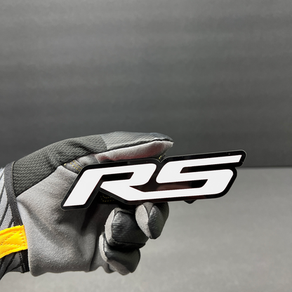 RS Rally Sport badge for Ford RS200 inspired custom builds.
