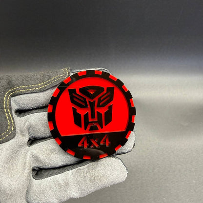 Autobot Rated 4x4 car emblem fits Jeep Renegade fender accessories