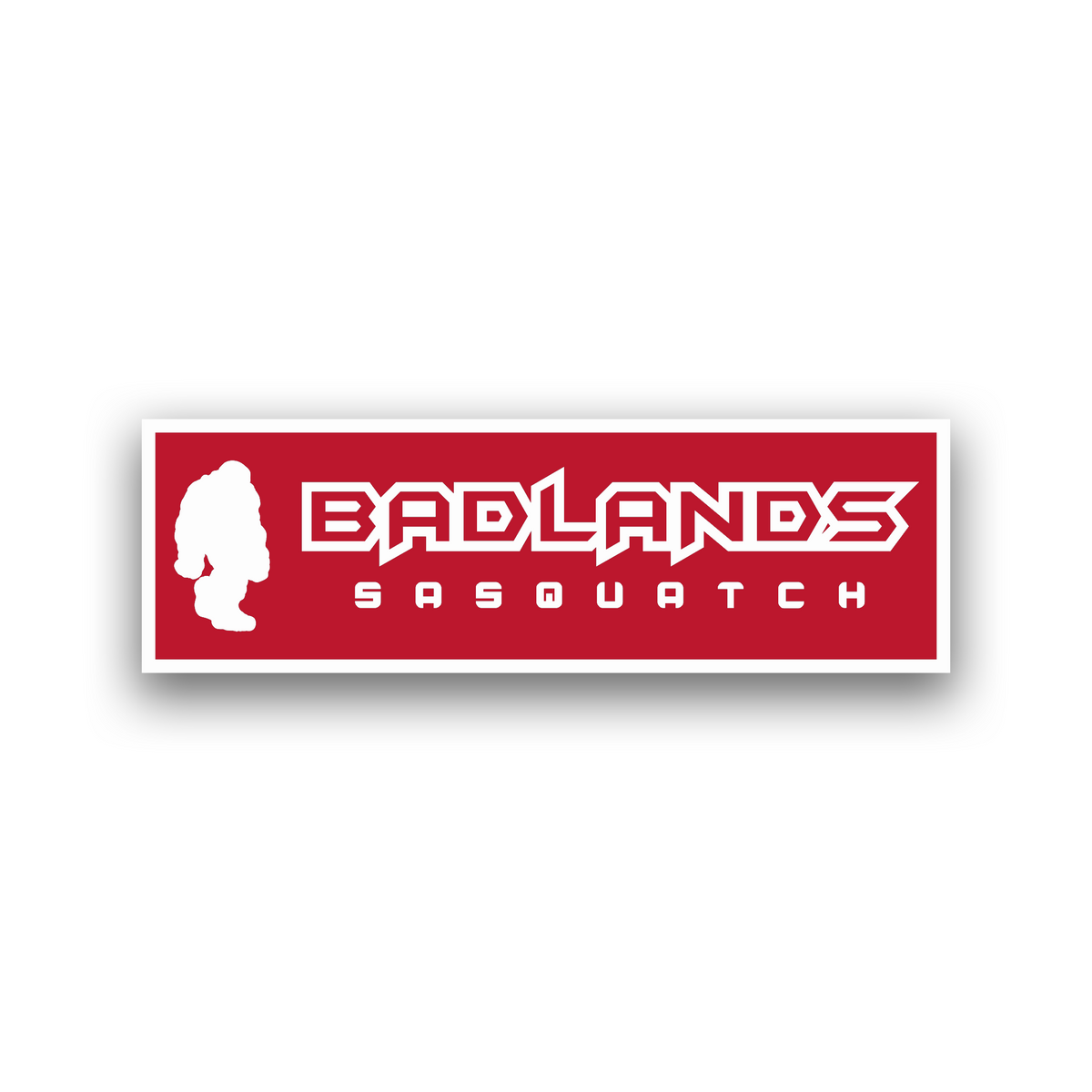 Badlands Sasquatch SUV fender badge for custom exterior vehicle styling