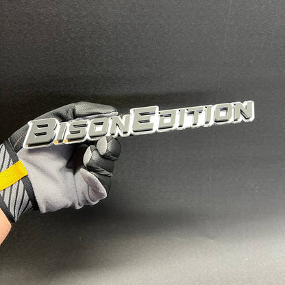 BISON EDITION tailgate emblem for trucks and custom builds