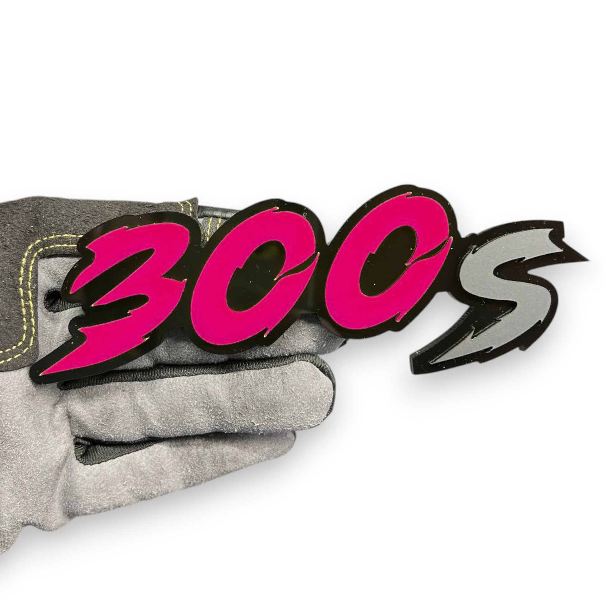 300 emblem on dodge charger muscle car fender