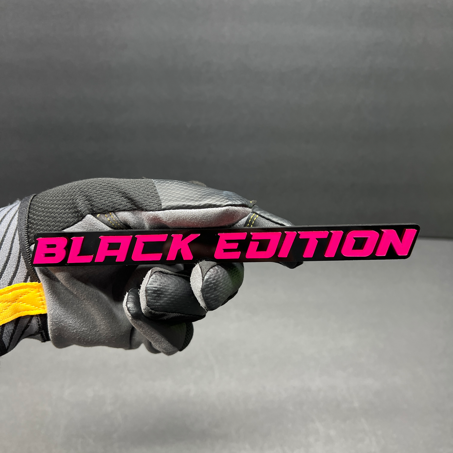 Black Edition performance-style badge for truck, SUV, and car exterior upgrades.