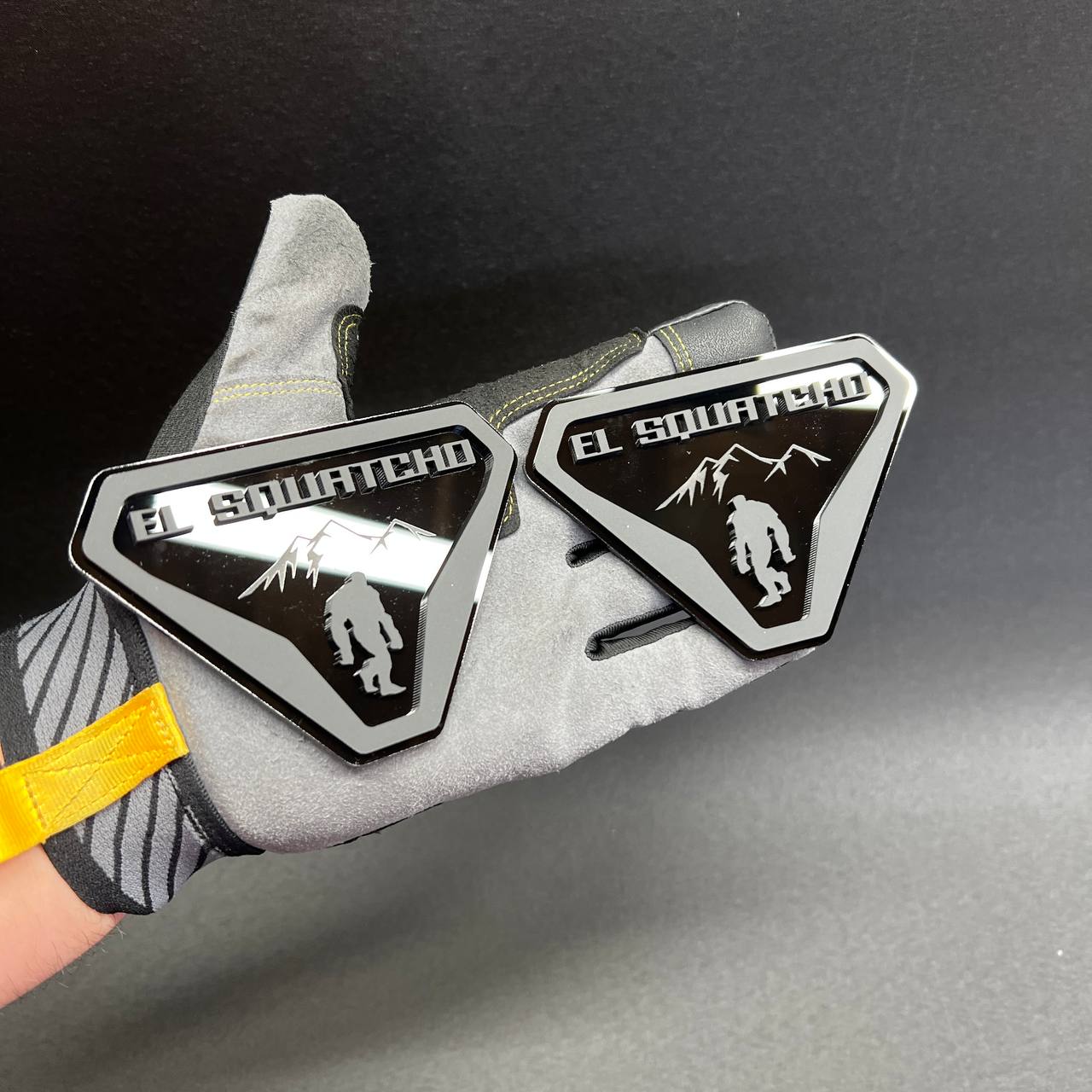 Custom EL SQUATCHO badge fits Bronco fender, tailgate, or exterior panel