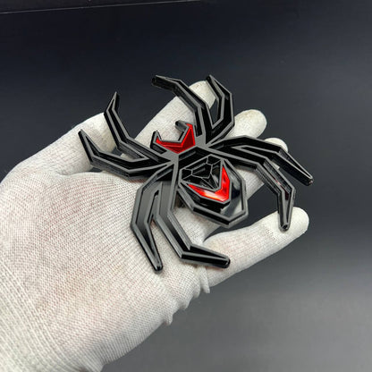 Spider Black Widow Car Badge Custom Acrylic 3D car Emblem Sport Off-road 4x4 Truck