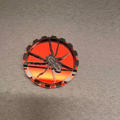 Black Widow spider badge emblem designed for Jeep accessories
