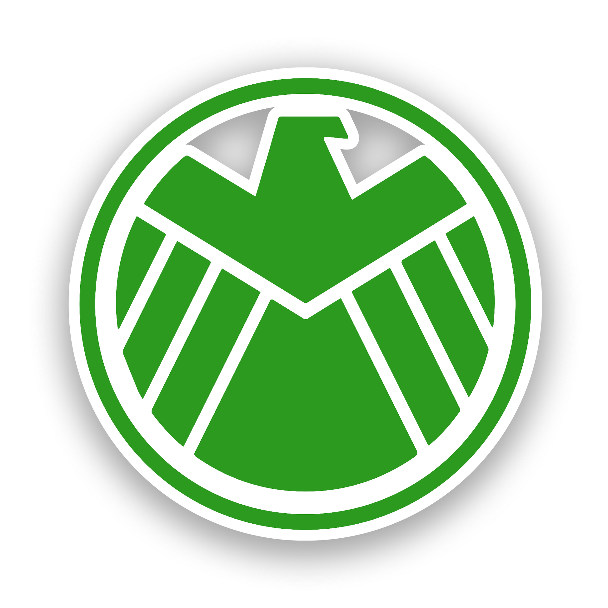 Laser engraved car emblem inspired by Boba Fett and Mandalorian styling