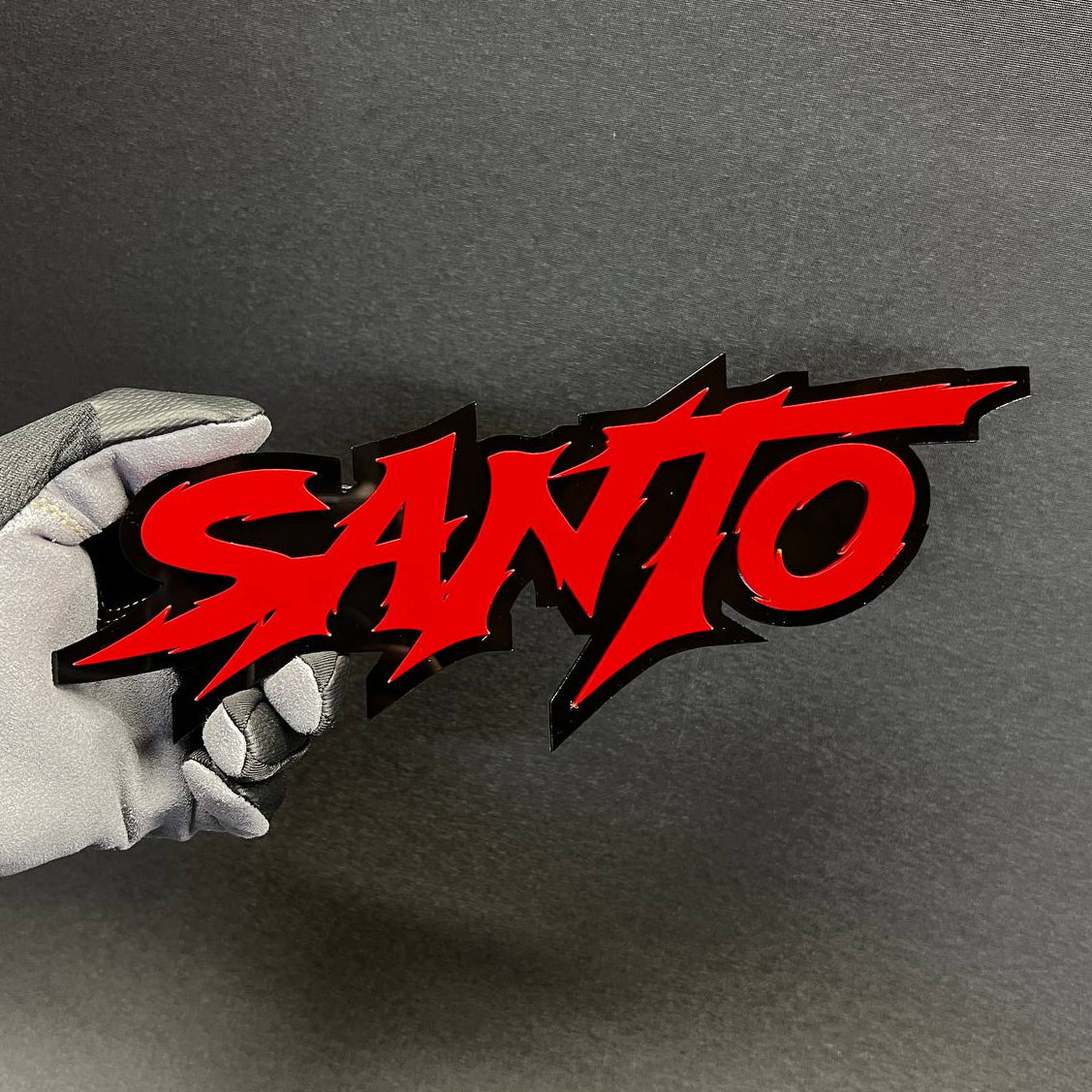 custom name badge truck fender aggressive clean style