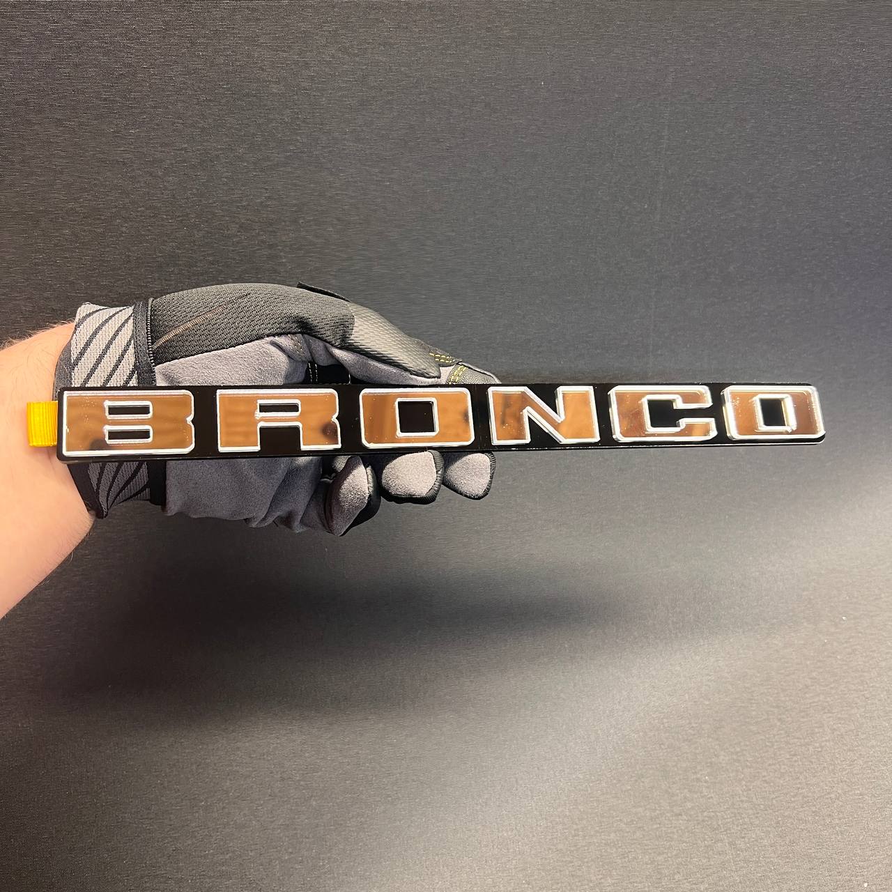 BRONCO car badge fender emblem for custom truck exterior styling