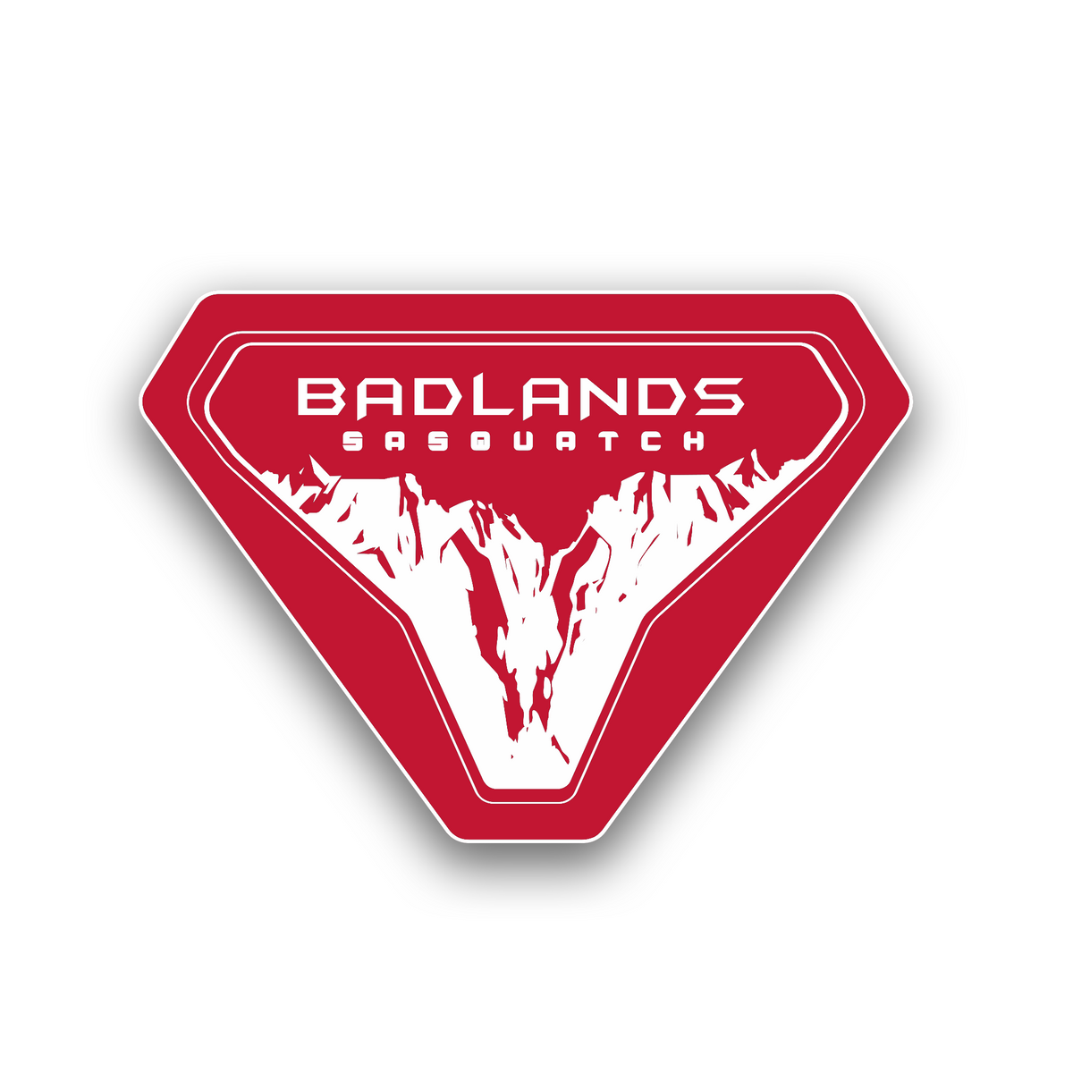 Ford Bronco Sasquatch mountain style engraved badge for side fender decoration