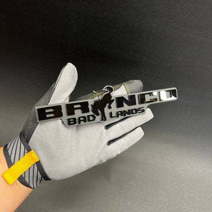 BRONCO BADLANDS trail style exterior sticker badge for SUV customization