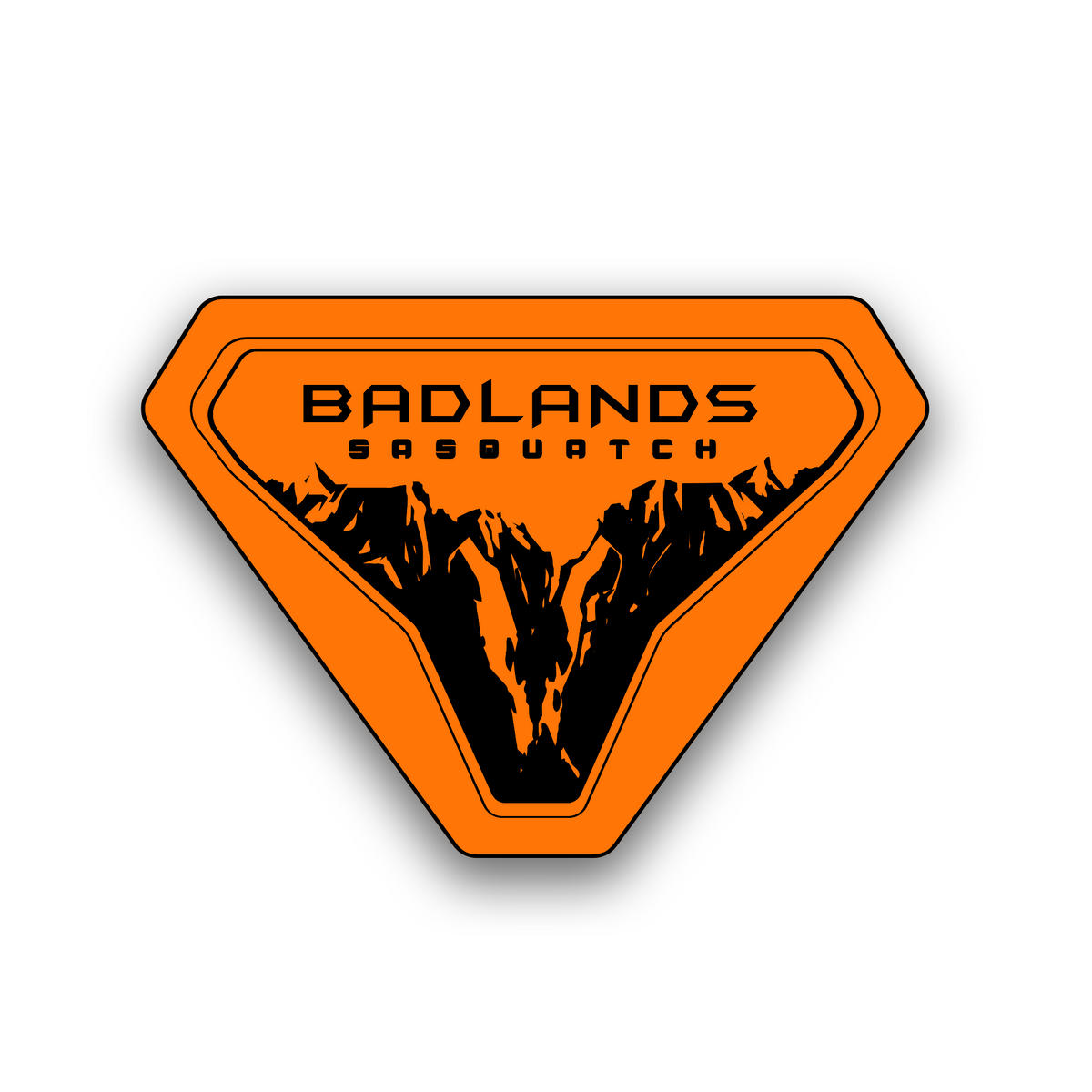 Sasquatch Edition engraved off-road fender emblem for Ford Bronco accessories
