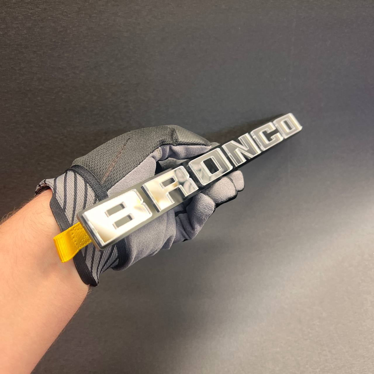 BRONCO side fender emblem for truck exterior decoration and custom look