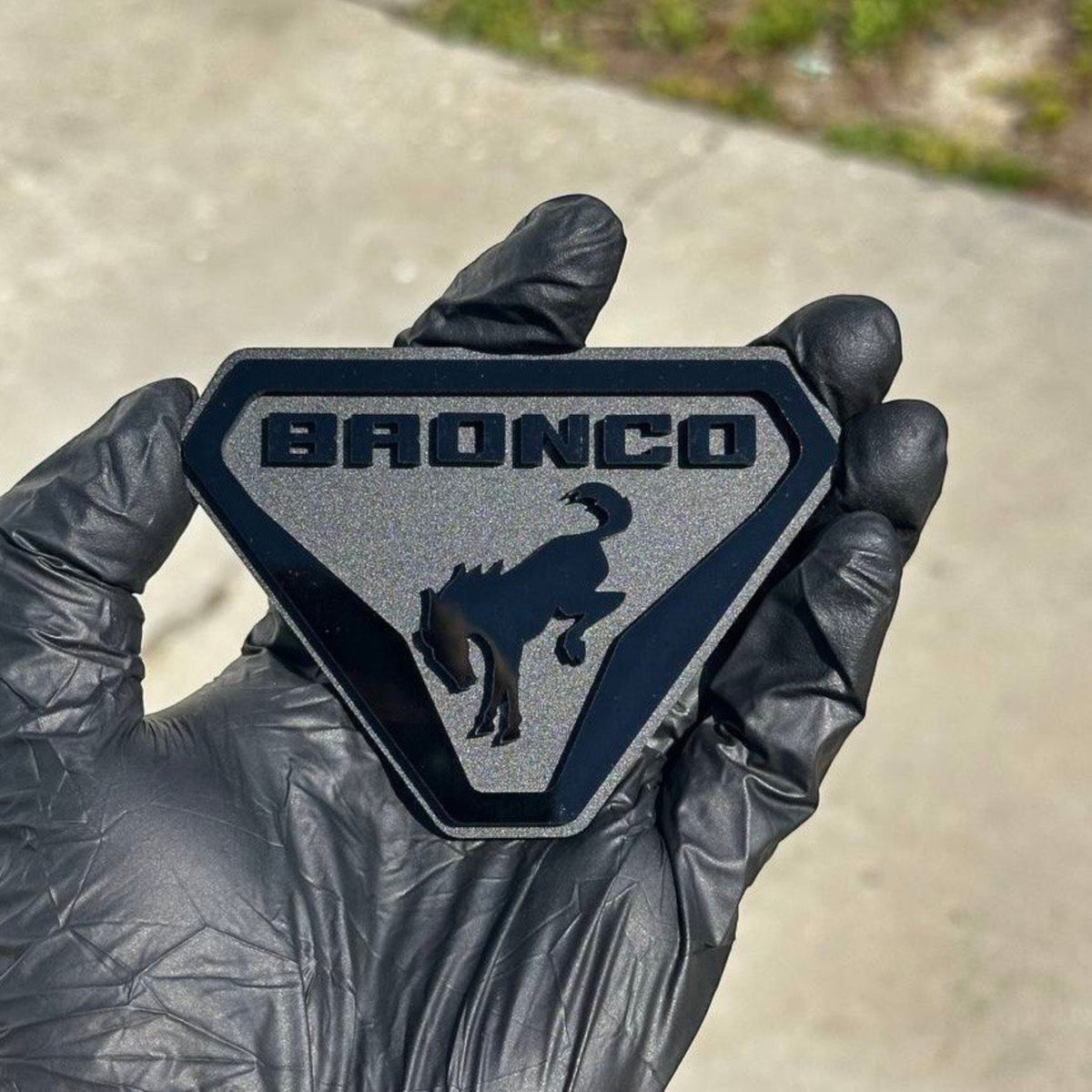 Bronco Badlands Wild Horse car badge fender emblem for Ford Bronco SUV