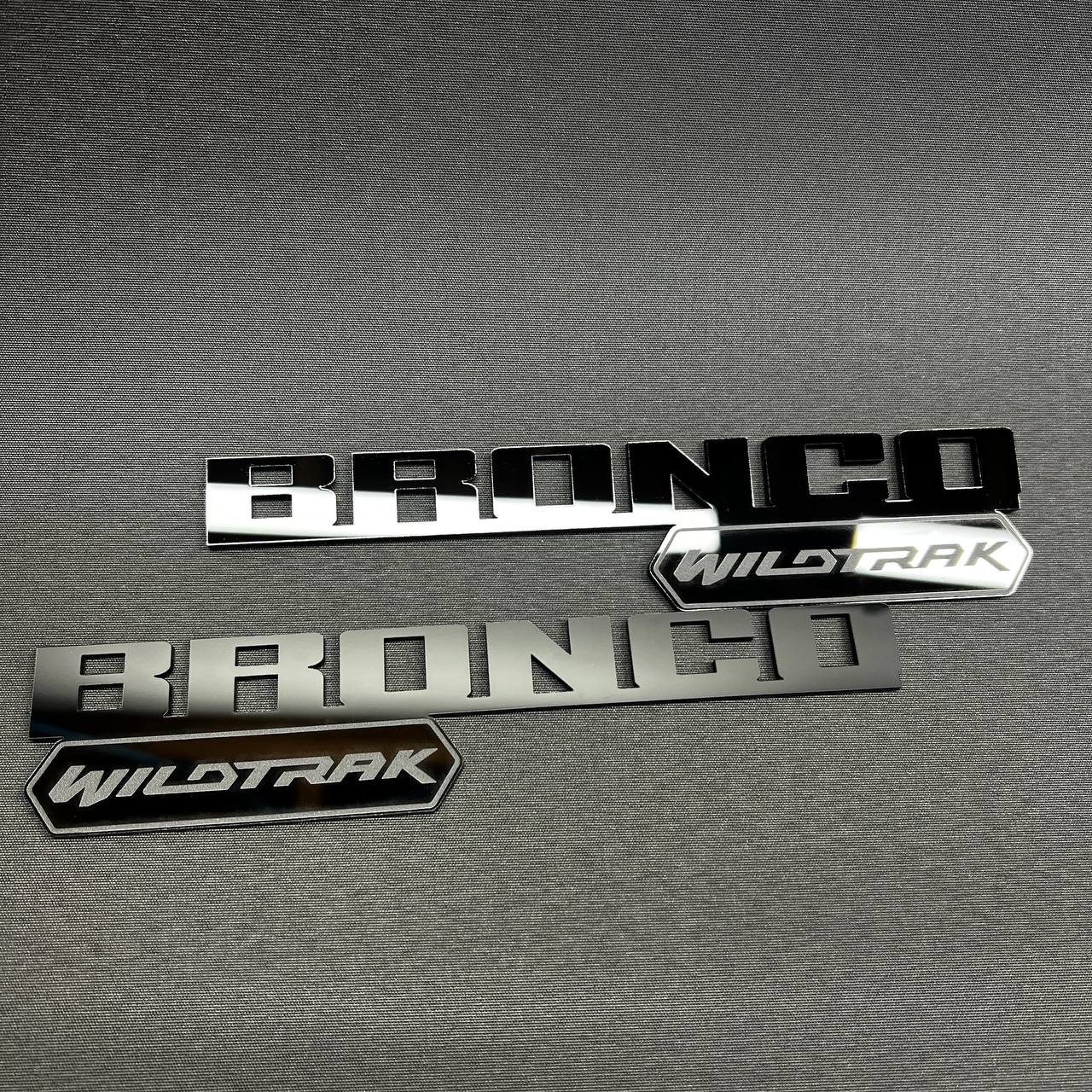 Bronco Wildtrak exterior decal badge for SUV and truck enthusiasts