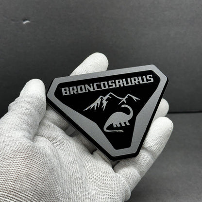 Dino Broncosaurus Badge for Ford Bronco Custom Car Emblem for Off-Road SUV