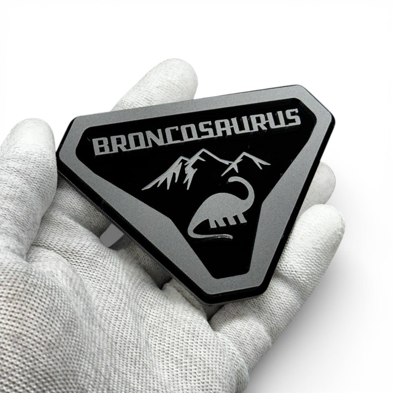 Dino Broncosaurus Badge for Ford Bronco Custom Car Emblem for Off-Road SUV