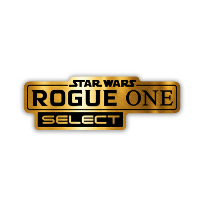 Laser engraved Rogue One Select car exterior decal and emblem