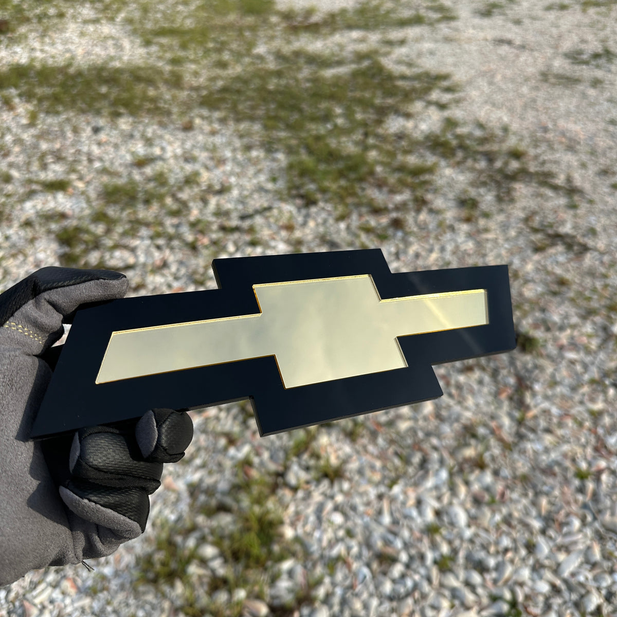 Chevrolet Bowtie custom car badge  emblem