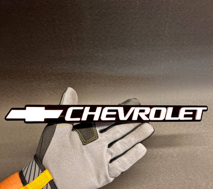 Custom color Chevrolet logo car badge for 1999-2006 Chevy tailgate.