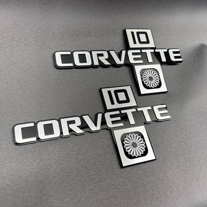 Chevrolet Corvette C10 Collector Edition fender emblem for 1984-1996 models.