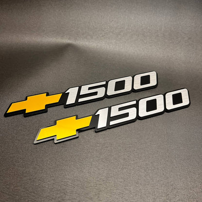 Custom fit Chevy Silverado 1500 door logo badges for 1999-2006 models