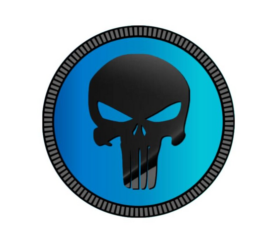 Skull car badge emblem for Ford F150 truck fender decal aggressive style