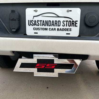 Chevrolet Bowtie SS receiver hitch cover for custom truck exterior styling