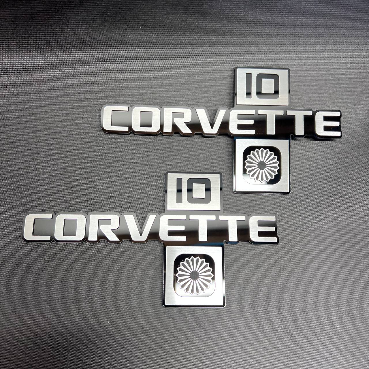 Custom Corvette C10 Collector Edition badge compatible with classic Chevy vehicles