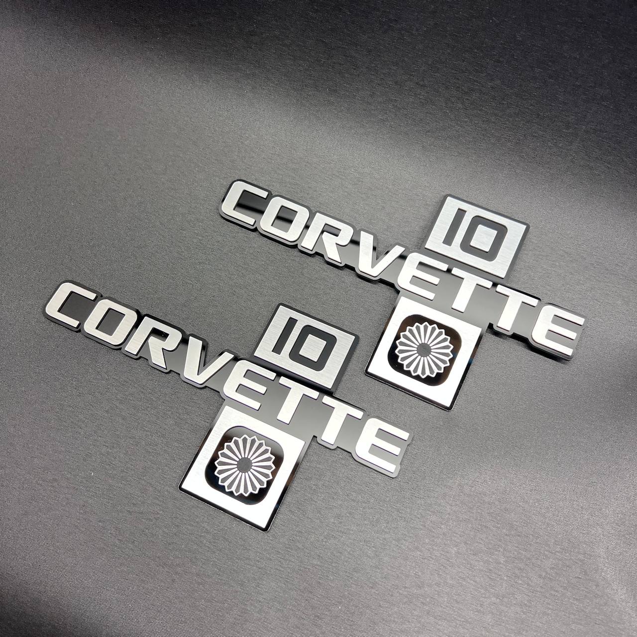 Classic Chevy Corvette C10 Collector Edition custom automotive emblem