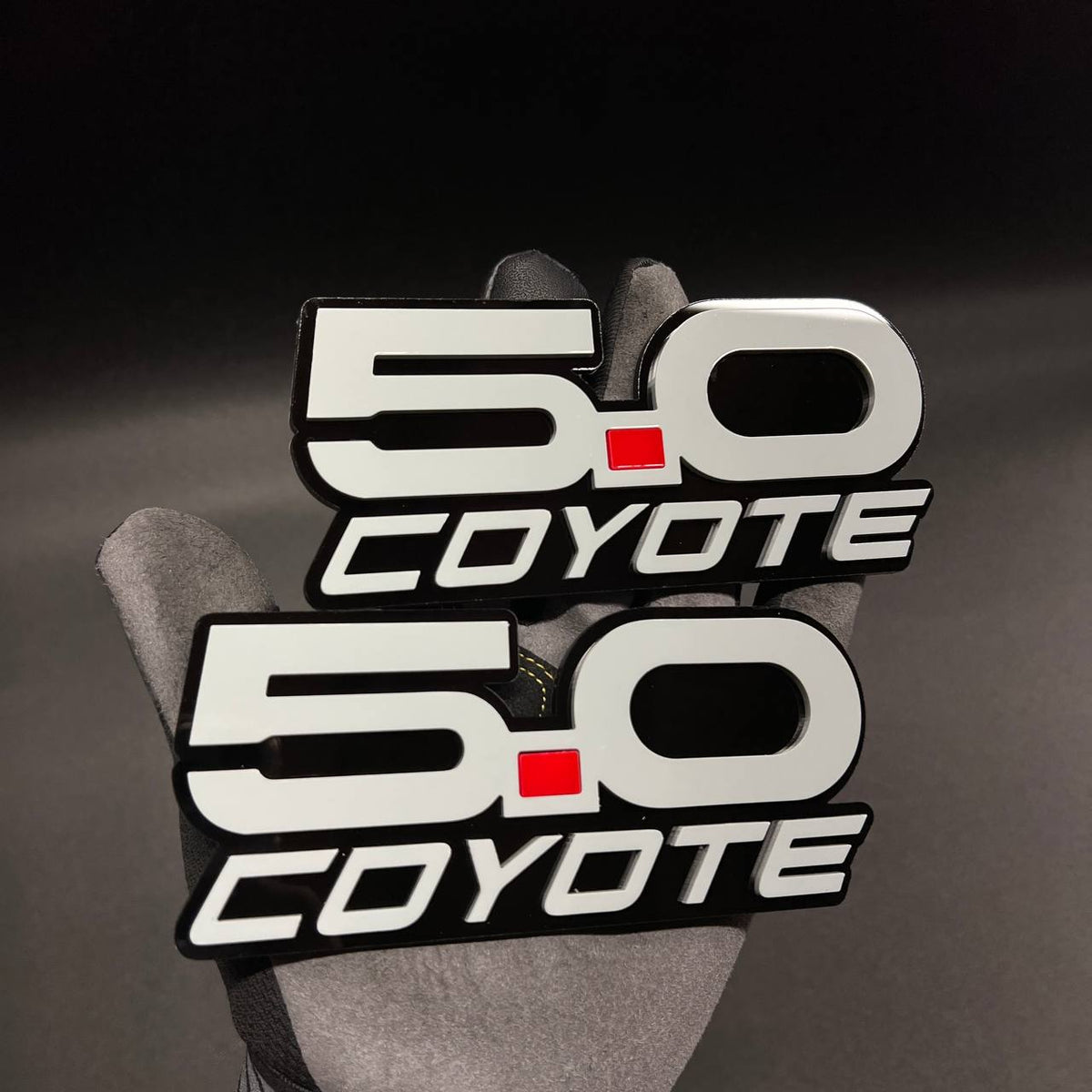 Ford Coyote 5.0 car badge fender emblem for Mustang F-150 5.0 V8