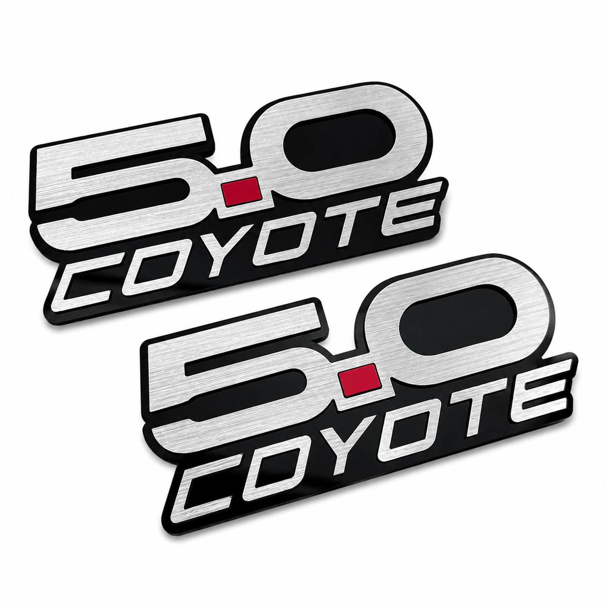 Coyote 5.0 car badge fender emblem for Ford Mustang GT V8