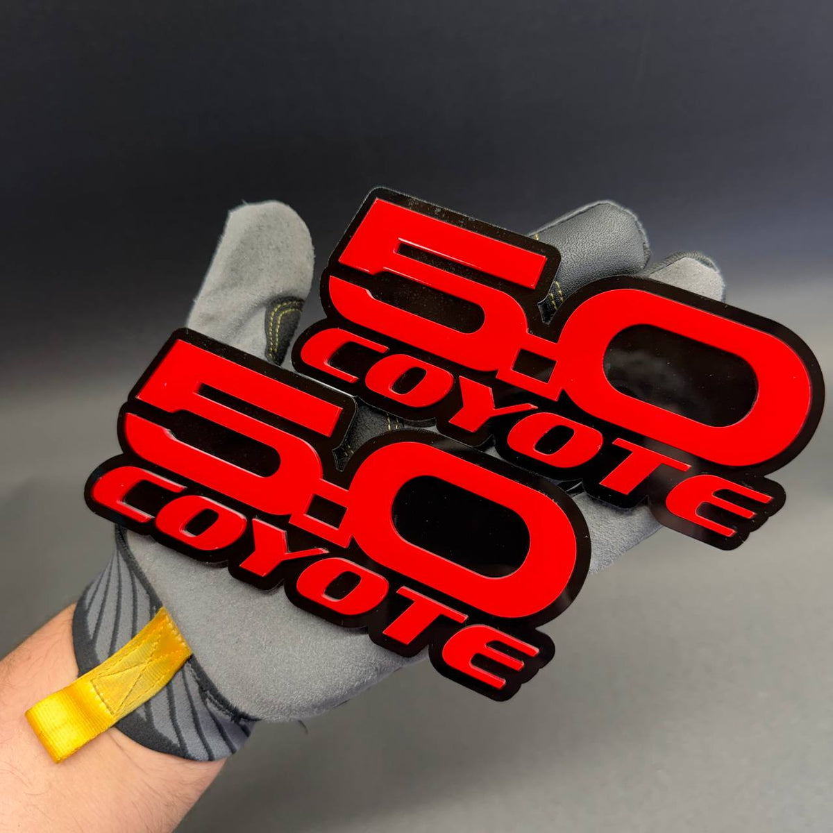 5.0 Coyote V8 car badge fender emblem for Ford Mustang GT