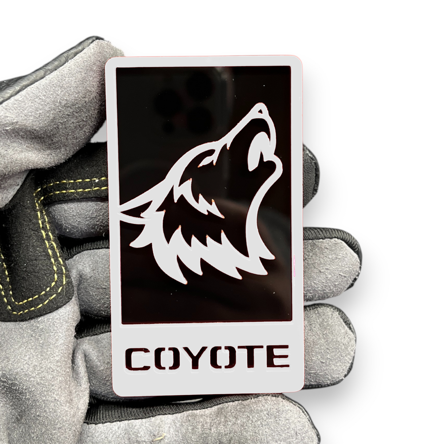 Acrylic coyote badge for Ford Bronco offroad vehicle styling
