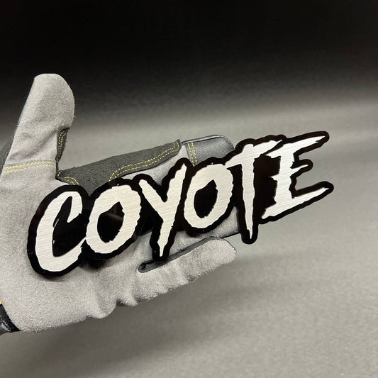 COYOTE 5.0 car badge fender emblem for Ford Mustang GT and F-150 Coyote V8 exterior customization