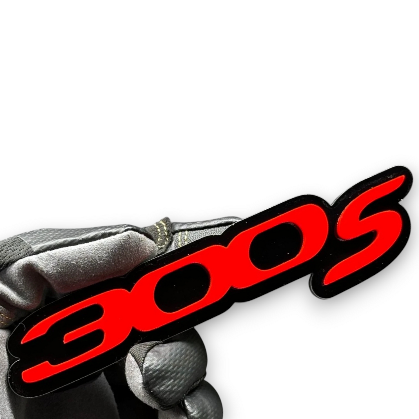 Side fender 300S emblem on Nissan Titan truck custom exterior mod