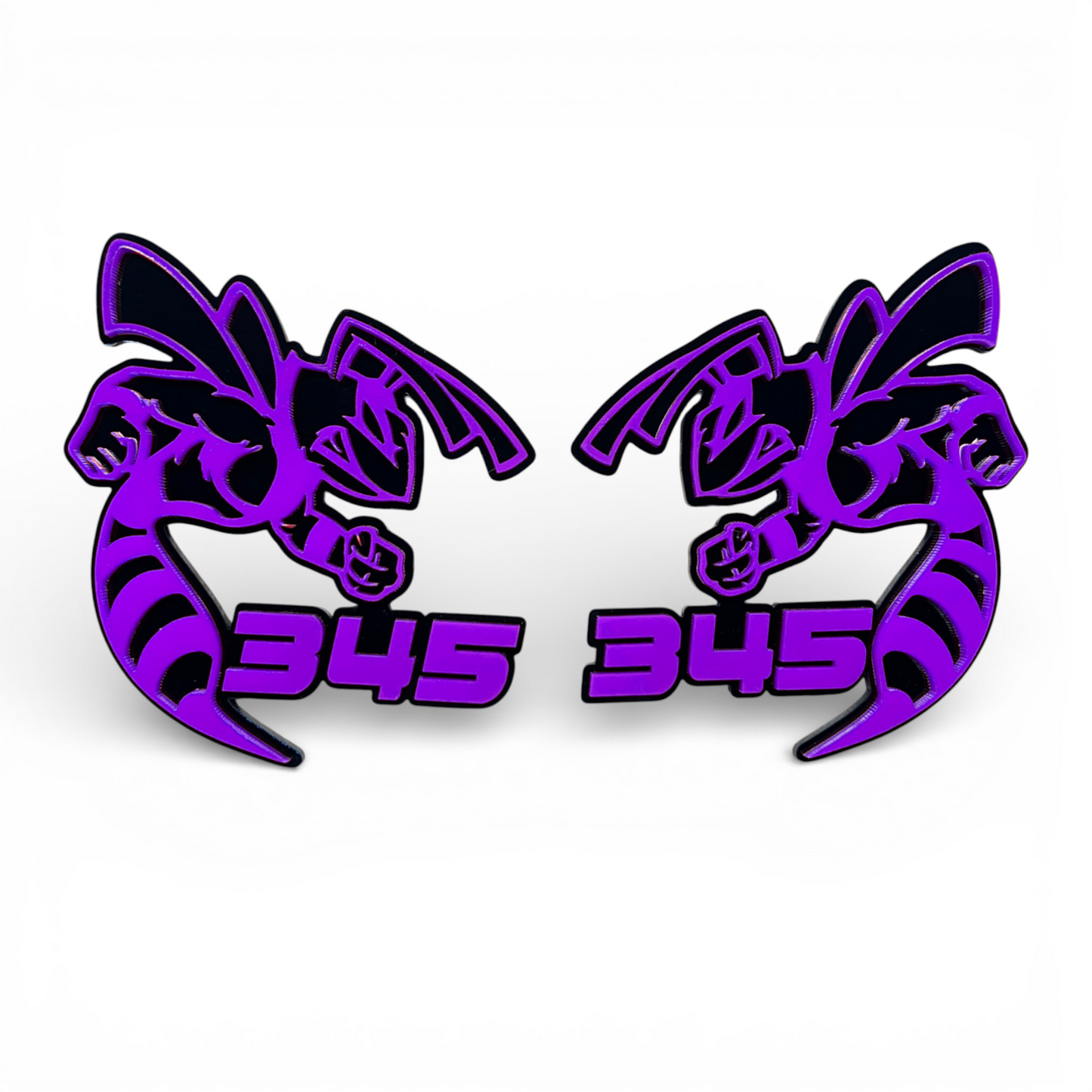 345 Scat Pack inspired bee emblem for Dodge, Jeep, RAM, SUV, truck, and custom car projects